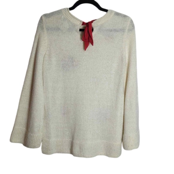 DISNEY'S SNOW WHITE By LC LAUREN CONRAD Sweater Apple Boatneck Sizes S M - Picture 4 of 6